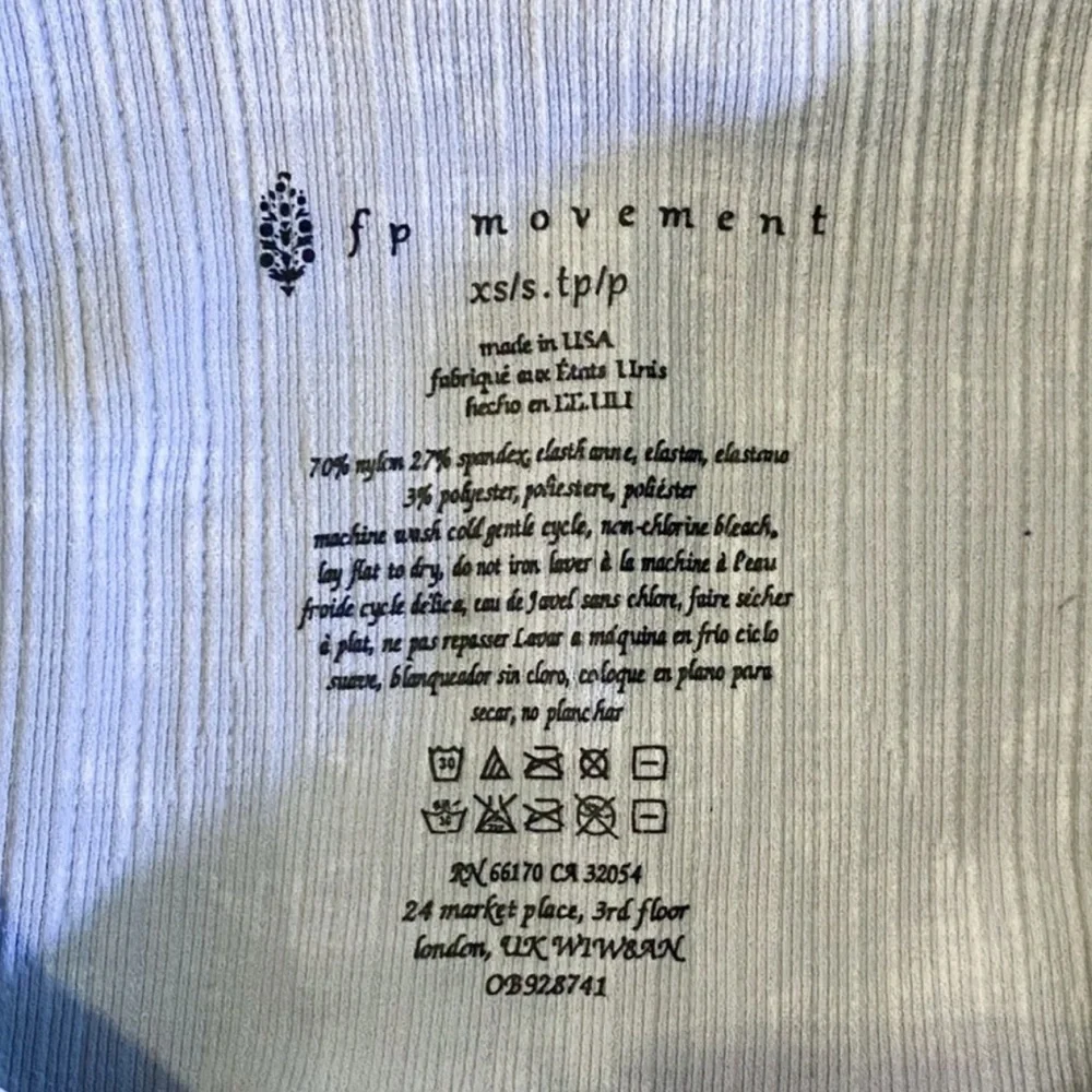 NEW  Free People Good Karma Leggings & bra SET XS/S $126